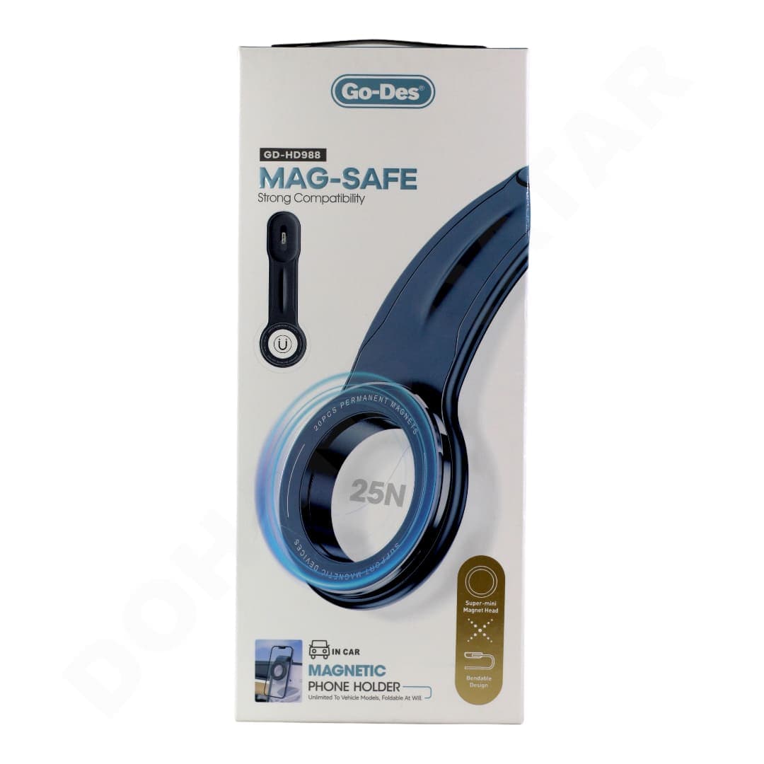 Go-Des Magsafe Magnetic Phone Holder GD-HD988 - Mobile Phone Stands available at Dohans Qatar