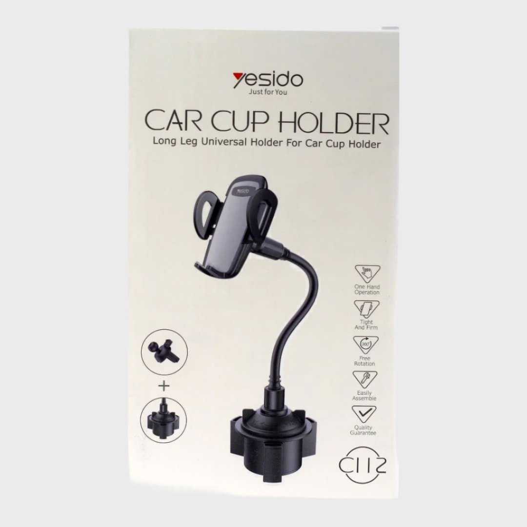 Yesido Car Cup Holder Accessories C112 - Mobile Phone Stands available at Dohans Qatar