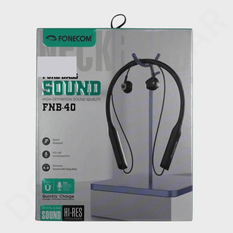 Fonecom Fonecom FNB-40 Neckband Earphone | Dohans Qatar – Dohans Mobile & Tab ...
