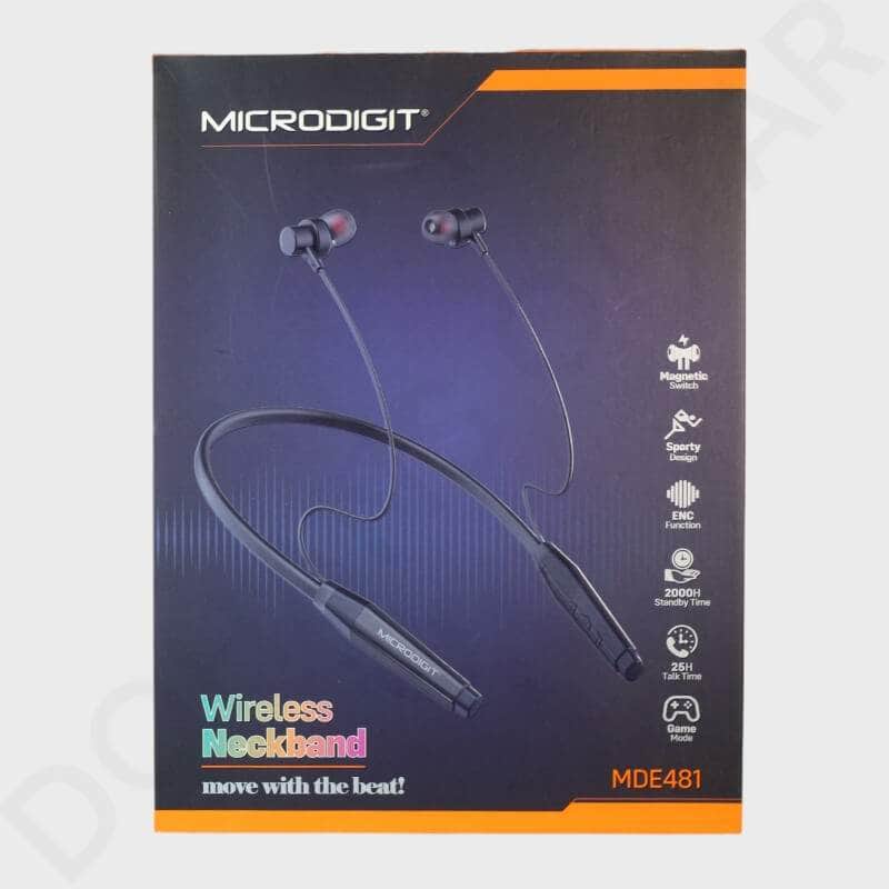 Microdigit MDE481 Bluetooth Neckband – Dohans Mobile & Tab Accessories