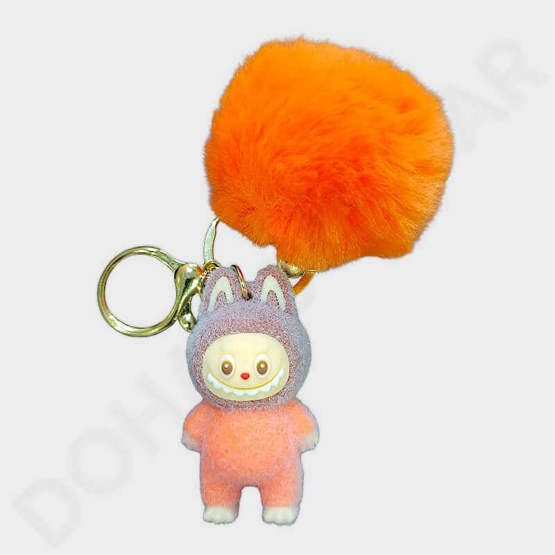 Dohans Other Accessories Color 2 Labubu Keychain Pom Pom
