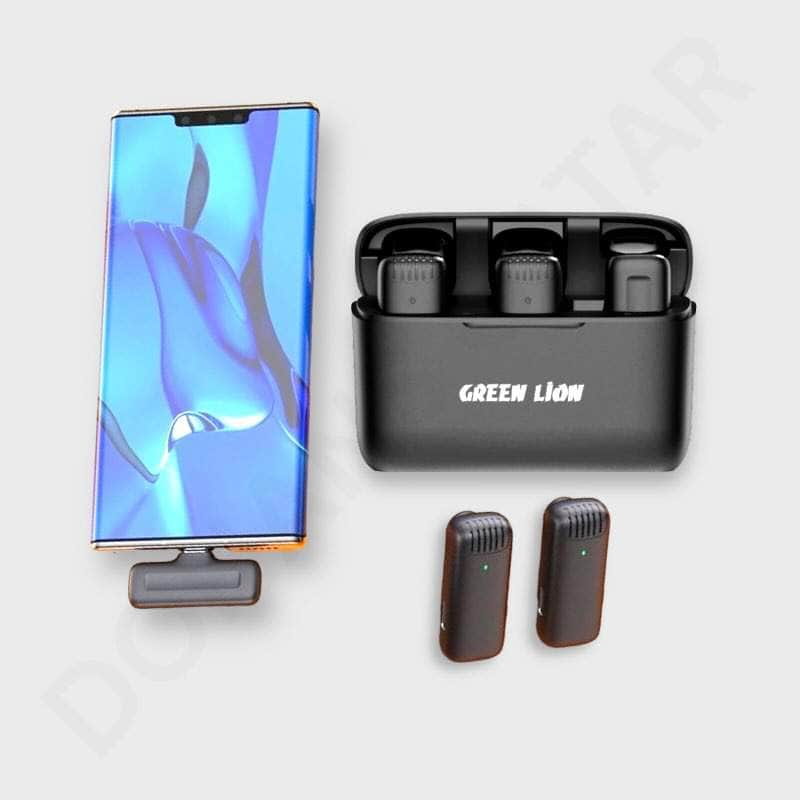 Dohans Other Accessories Green Lion 2 in 1 Noise Reduction Wireless Microphone Type-C