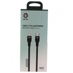 Green Lion Braided USB-C To Lightning Data Cable PD27 Dohans