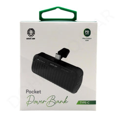 Dohans Power Adapter & Charger Accessories Green Lion Type-C Pocket Powerbank PD 5000 mAh