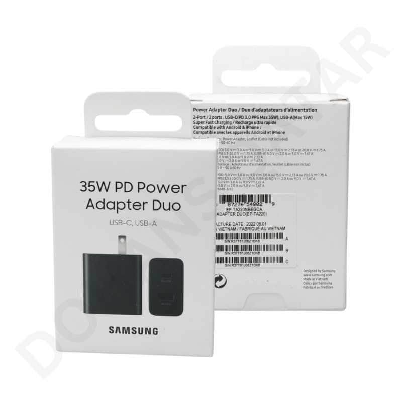 Samsung USB-C,A 35W PD Power Adapter Duo Charger Dohans