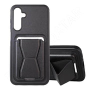 Dohans Qatar Mobile Accessories Mobile Phone Cases Black Samsung Galaxy A25 Card Holder Stand Case Cover & Case