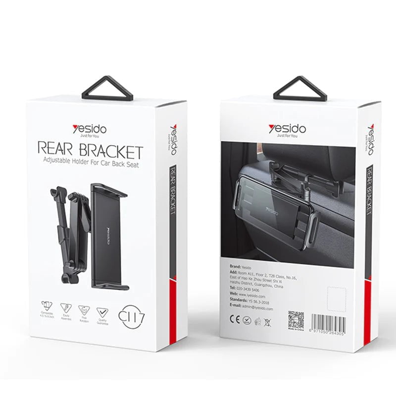 Yesido C117 Rear Bracket Adjustable Holder For Car Back Seat Car Acces