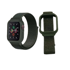 Dohans Smart Watch Straps GREEN Apple Watch 38mm/ 40mm Fabric Design Straps With Case