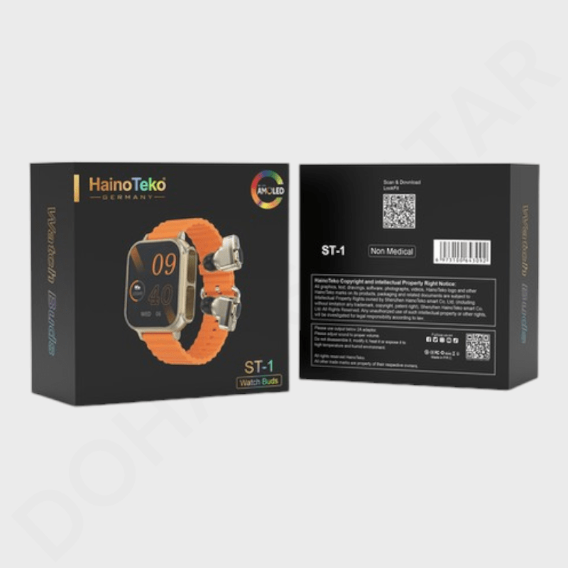 HainoTeko Germany ST-1 Amoled Display Smartwatch - Smartwatch available at Dohans Qatar