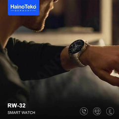 HainoTeko Watch 4 Pro RW 32 with 3 Pairs Strap Curved Glass Smartwatch Dohans