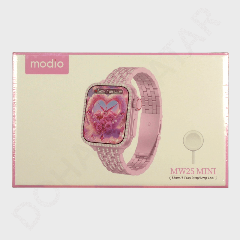 Modio MW25 Mini 36mm 3 Pair Strap Smartwatch - Smartwatch available at Dohans Qatar