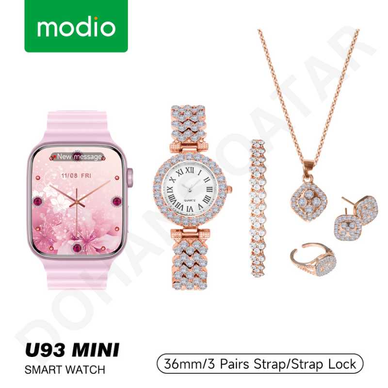 Modio U93 Mini 5 in 1 Diamond Jewellery Smartwatch Dohans