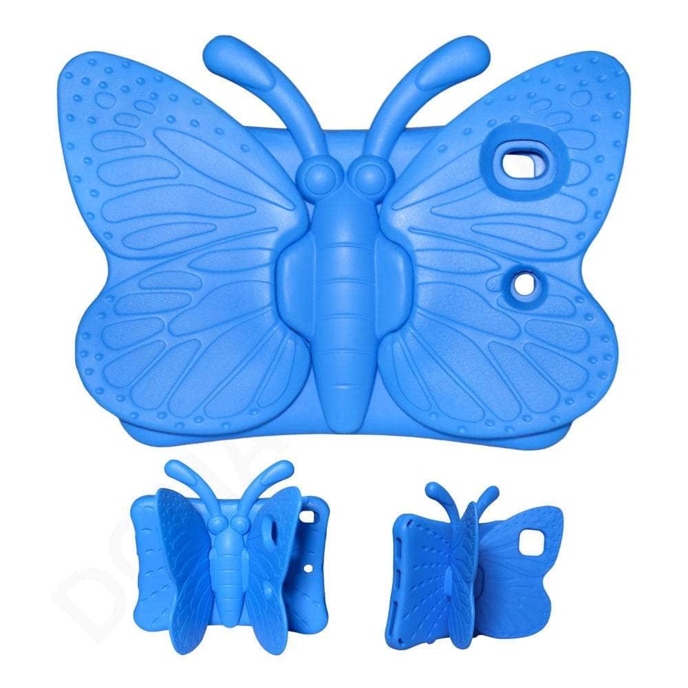 Apple iPad 7/ 8/ 9th Gen 10.2 2019/ 20/ 21 Kids Butterfly Silicone Cover & Case - iPad Covers available at Dohans Qatar
