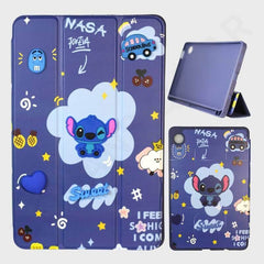 Dohans Tablet Cover Color 1 Samsung Galaxy Tab A9 Printed Pen Holder Cover & Case