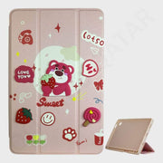 Dohans Tablet Cover Color 2 Samsung Galaxy Tab A9 Cartoon Printed Pen Holder Cover & Case