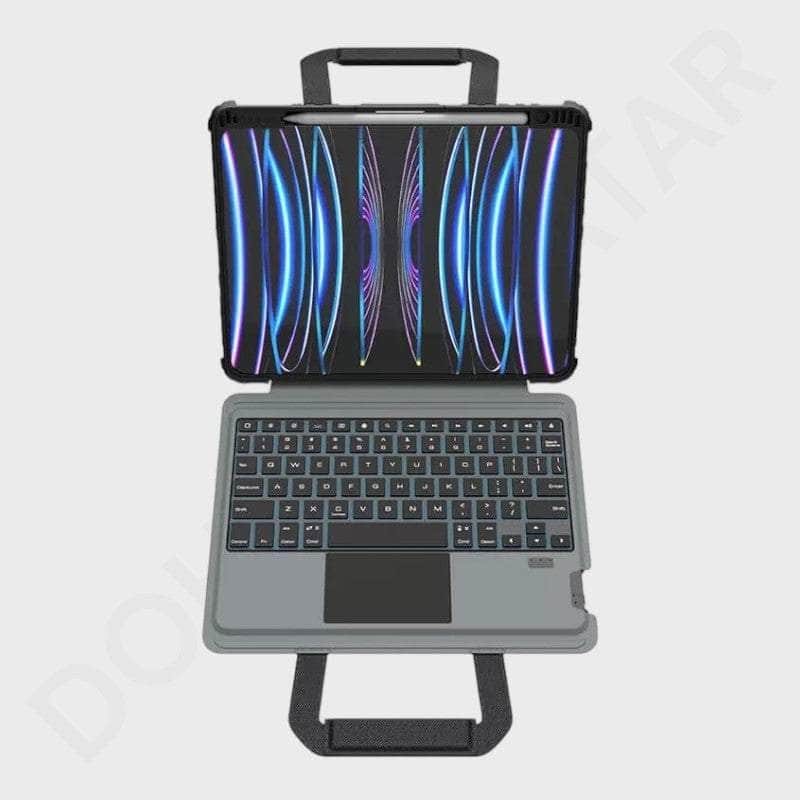 iPad Air 13 2024 / iPad Pro 12.9 2020 / 2021 / 2022 Nillkin Bumper Go Keyboard Cover & Case - iPad Covers available at Dohans Qatar