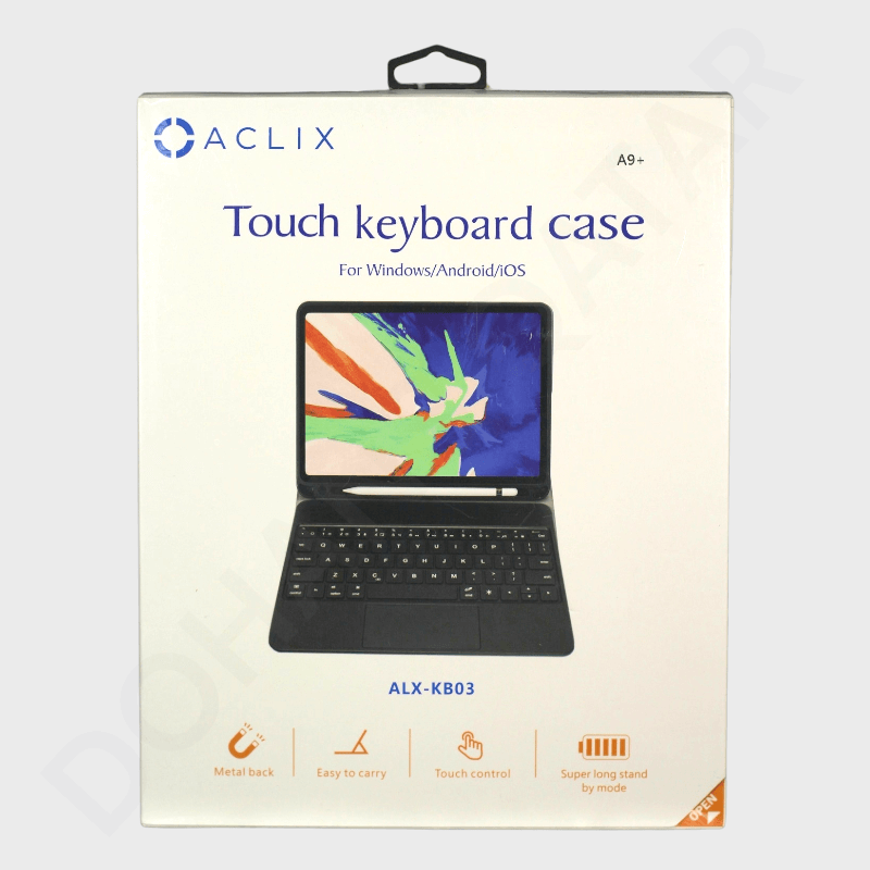 Samsung Galaxy Tab A9+ Bluetooth Keyboard Case & Cover - Tablet Cover available at Dohans Qatar