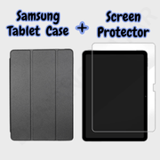 Samsung Galaxy Tab S9 / S9 FE / S10 Smart Book Bundle Cover & Case - Tablet Cover available at Dohans Qatar