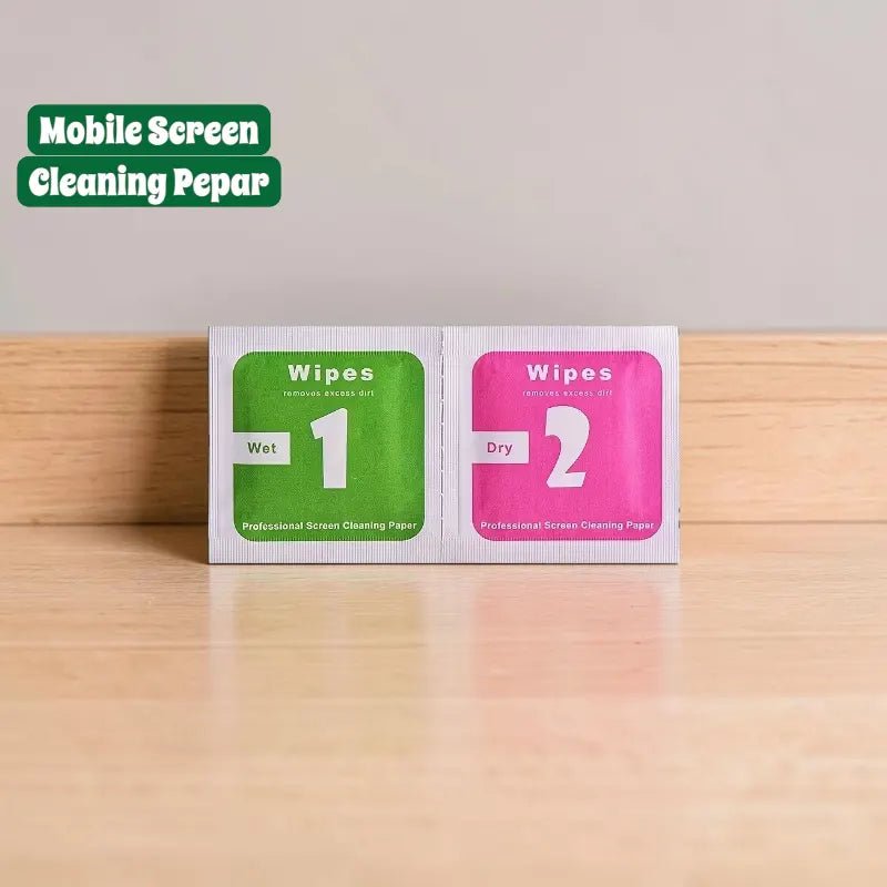 Dry & Wet Screen Cleaning Wipes Paper (2 Set) - Dohans Essentials - qatar