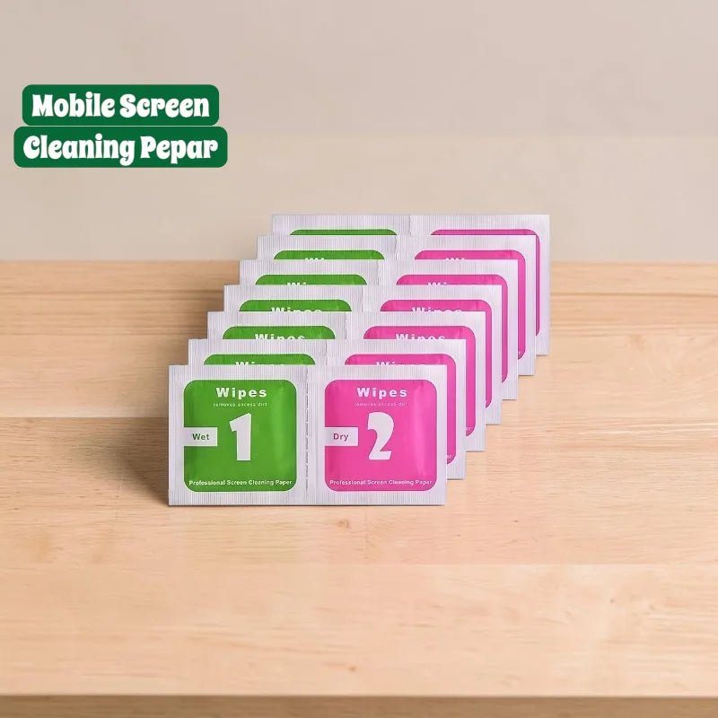 Dry & Wet Screen Cleaning Wipes Paper (2 Set) - Dohans Essentials - qatar