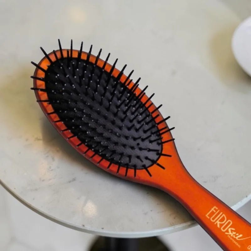 Eurostil 03298 Large Oval Wooden Hair Brush - Dohans Essentials - qatar