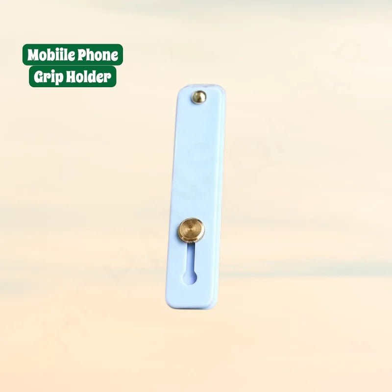 Finger Grip Push Pull Universal Mobile Holder - Dohans Essentials - Light Green - qatar