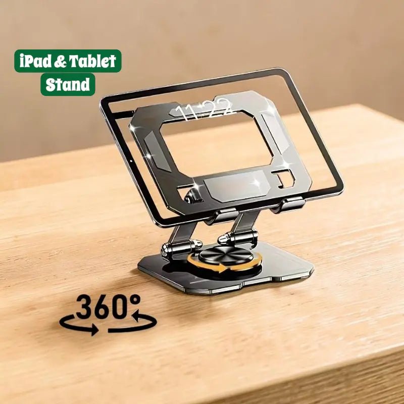 Foldable Metal Tablet & iPad Stand Holder 4 - 16 Inch Multi - Purpose - Dohans Essentials - qatar