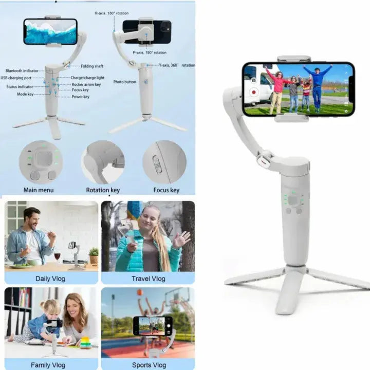 Gimbal Merak one 3-Axis Smartphone Stabilizer