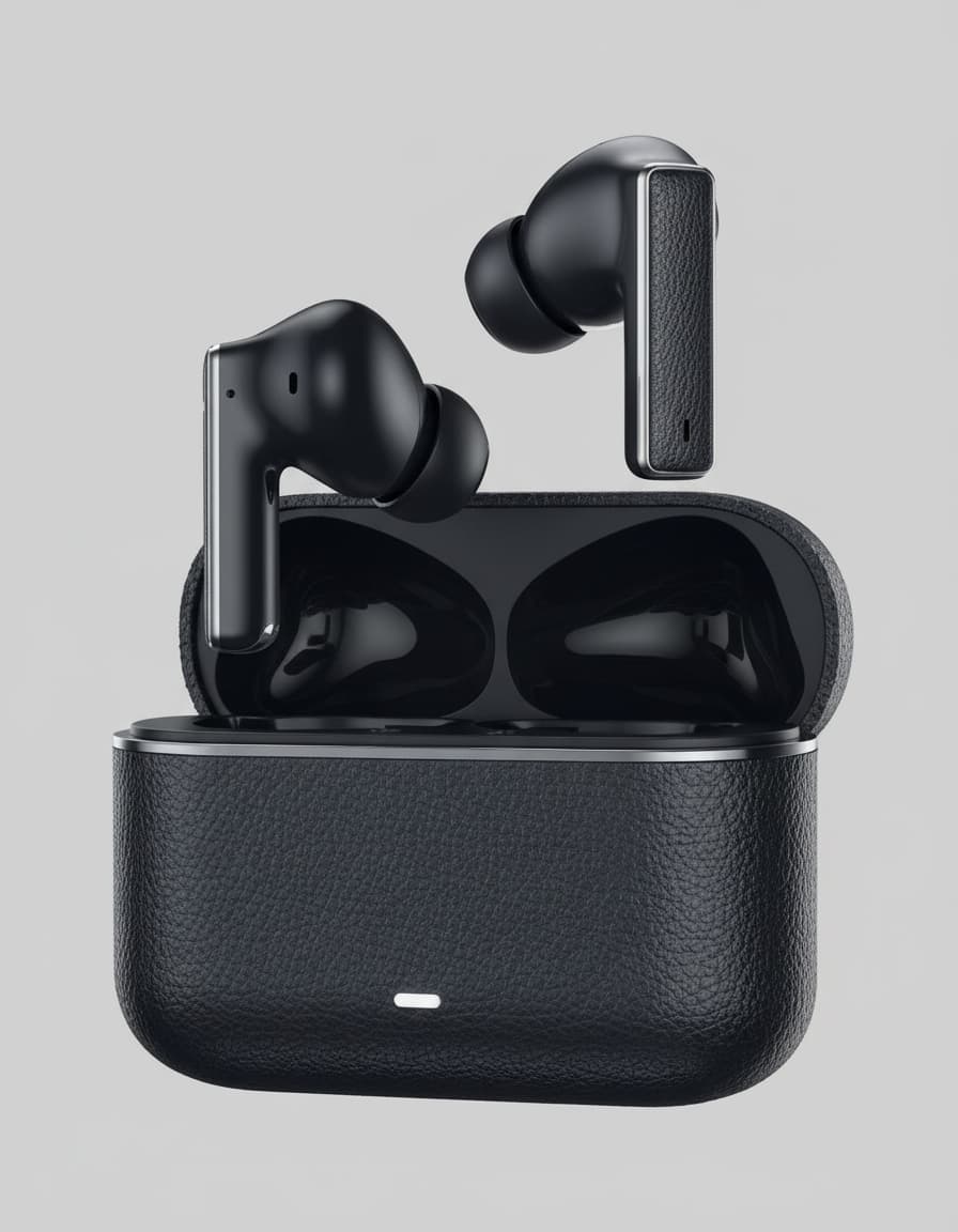 Green Lion River Hybrid ANC Earbuds - Bluetooth 5.4 Wireless with Active Noise Cancellation