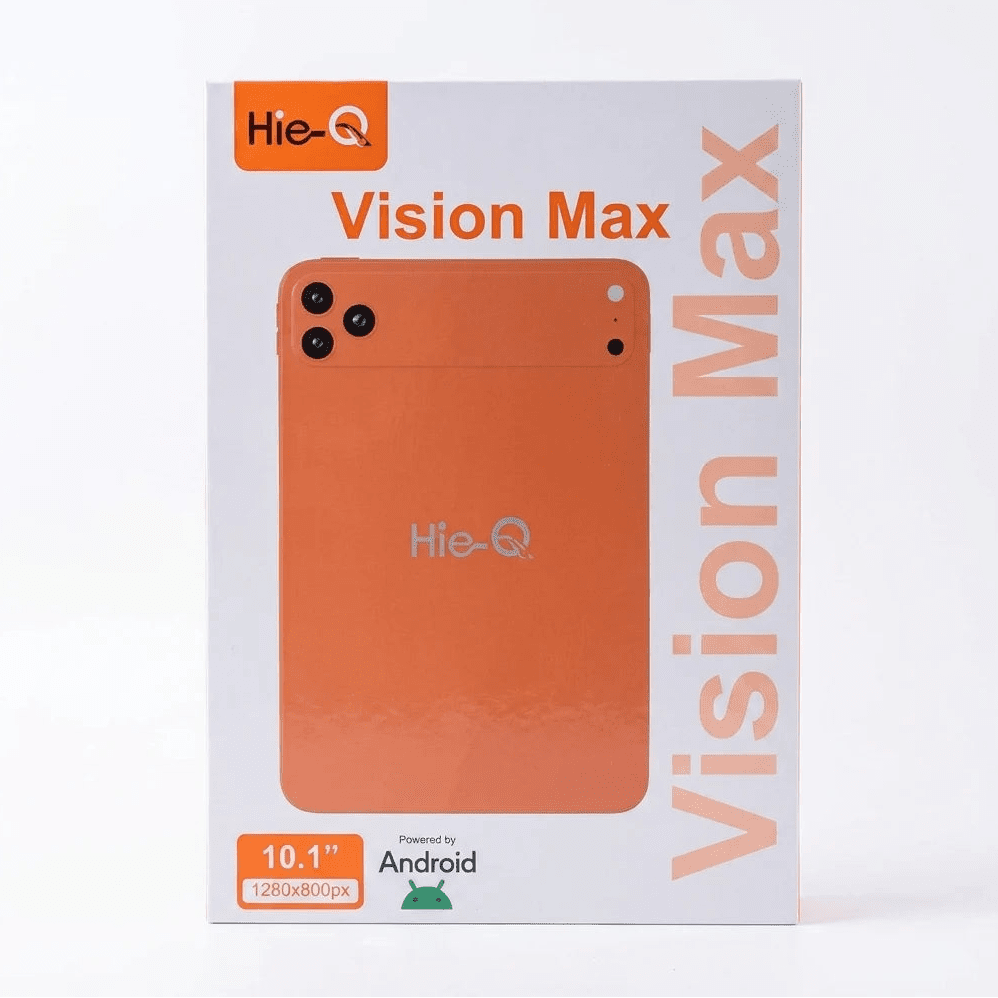 Hie-Q Vision Max 10.1" Tablet 8GB RAM 512GB Android 15 4G with Keyboard, Case & Screen Protector - Dohans Essentials - qatar