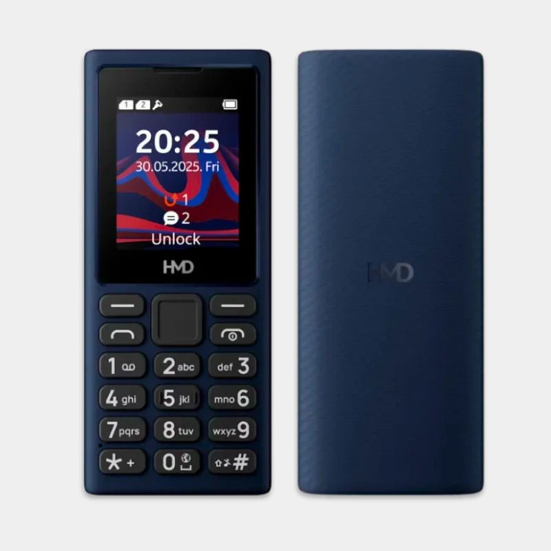 HMD 101 4G Dual SIM Feature Phone With USB - C & Bluetooth 5 - Dark Blue - Dohans Essentials - qatar