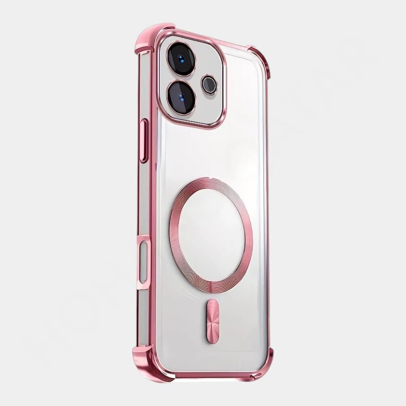 Honor 600 Lite Magnetic Transparent Protective Case - Dohans Essentials - Pink - qatar