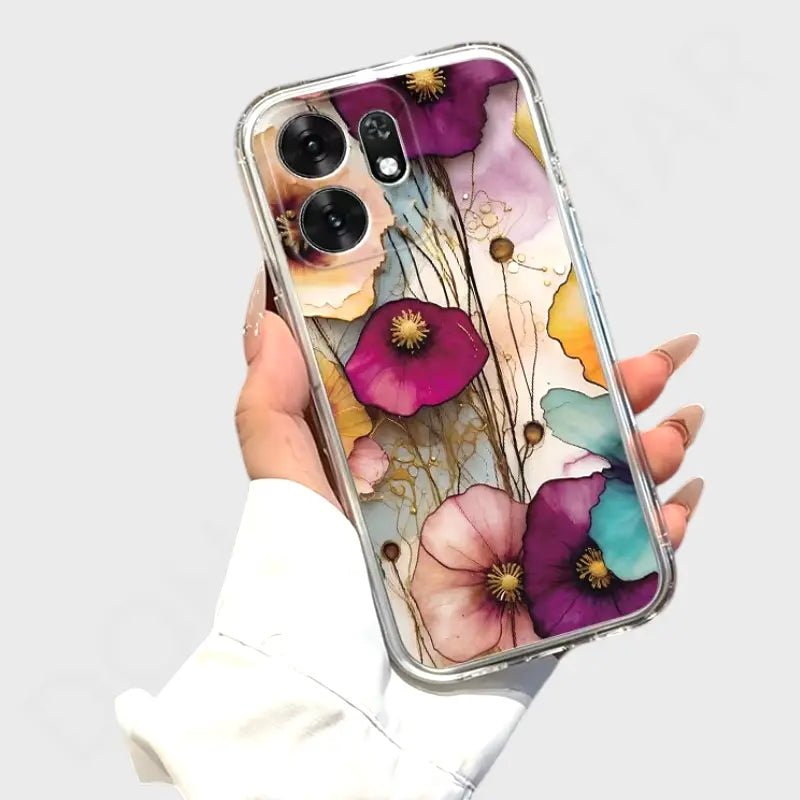 Honor X6D Dark Floral Vintage Luxury Case – Elegant High - End Protective Cover - Dohans Essentials - qatar