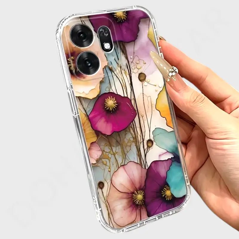 Honor X6D Dark Floral Vintage Luxury Case – Elegant High - End Protective Cover - Dohans Essentials - qatar