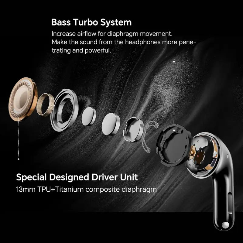 HONOR CHOICE Earbuds S7 White ANC 2.0 Hi-Res Audio 36H Battery Bluetooth 5.3