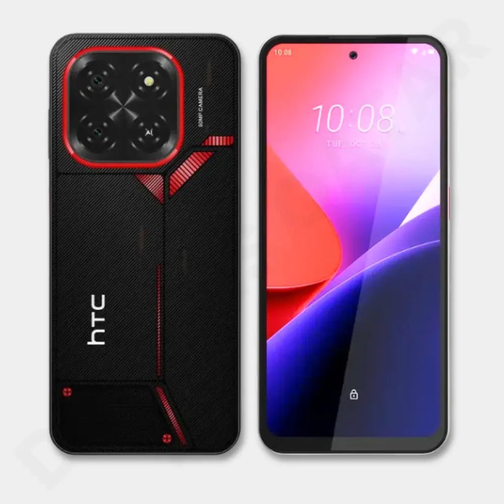 HTC Wildfire E7 Elite 5G Smartphone – 6.79 Inch HD+ 120Hz 50MP AI Camera 18GB(6+12) RAM 256GB 5600mAh Black - Dohans Essentials - qatar