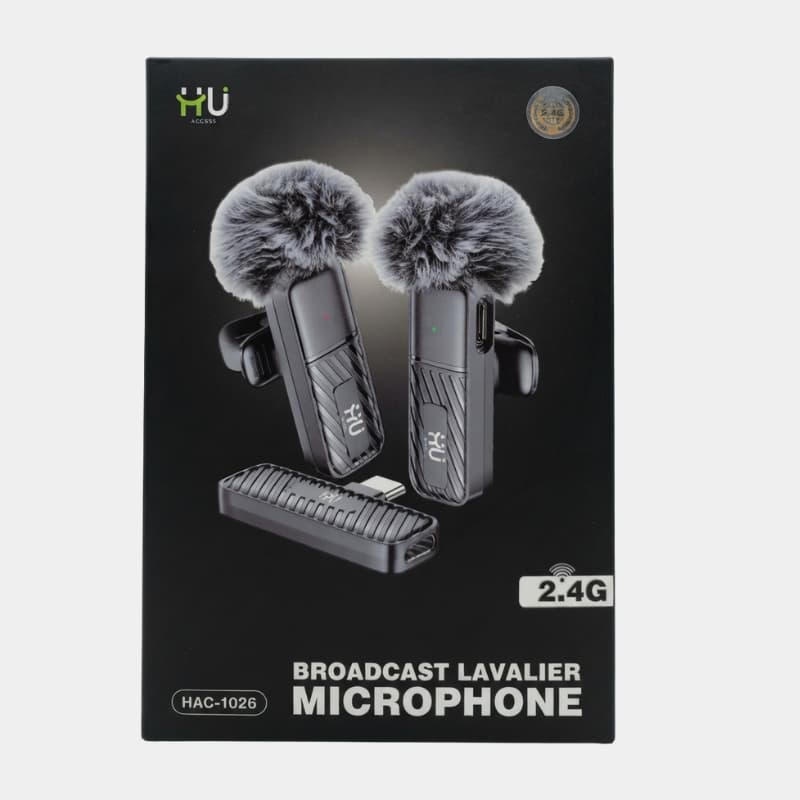 Hu Type-C Broadcast Lavalier Microphone HAC-1026 - Dohans Essentials - qatar