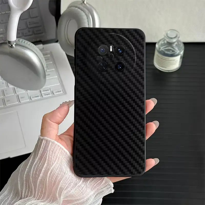 Huawei Mate 20 Pro Carbon Fiber Grid TPU Case - Dohans Essentials - qatar