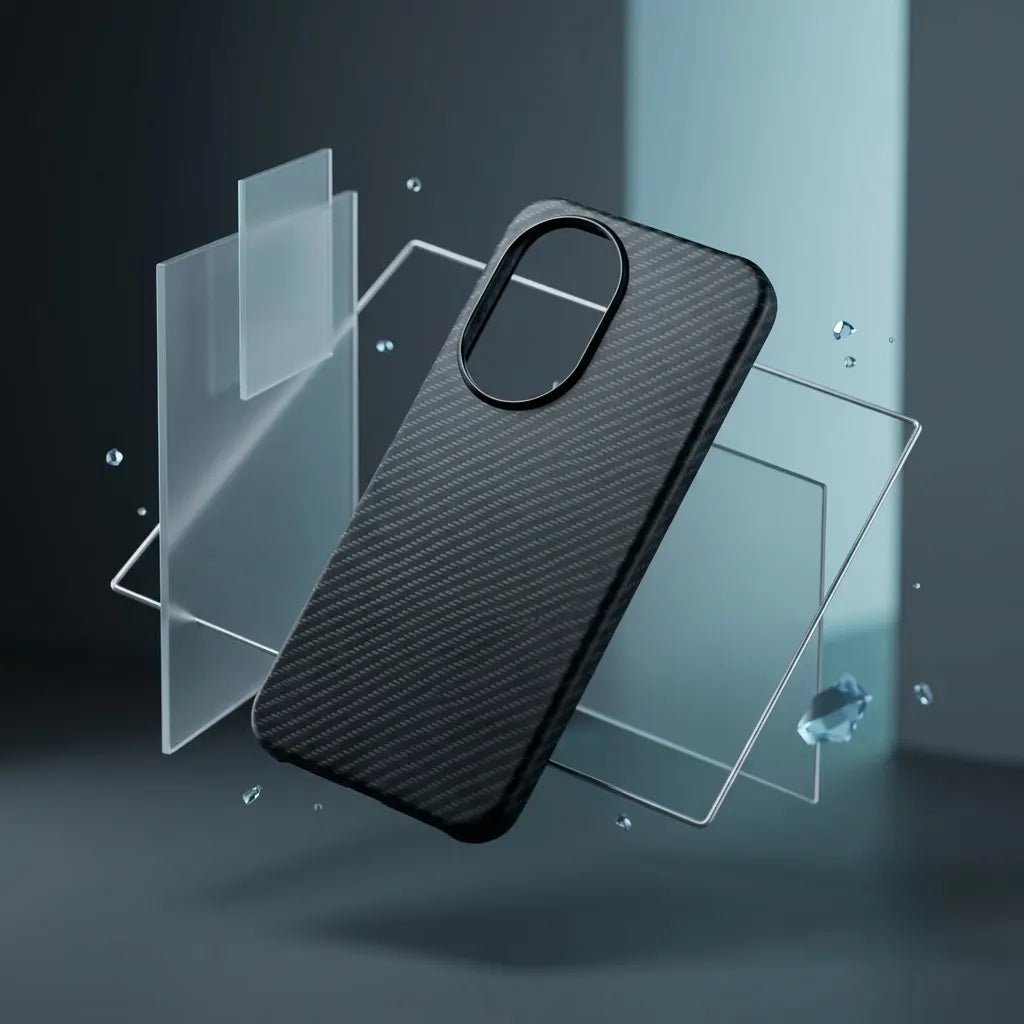 Huawei Nova 14 Carbon Fiber Kevlar Pattern Case - Dohans Essentials - qatar