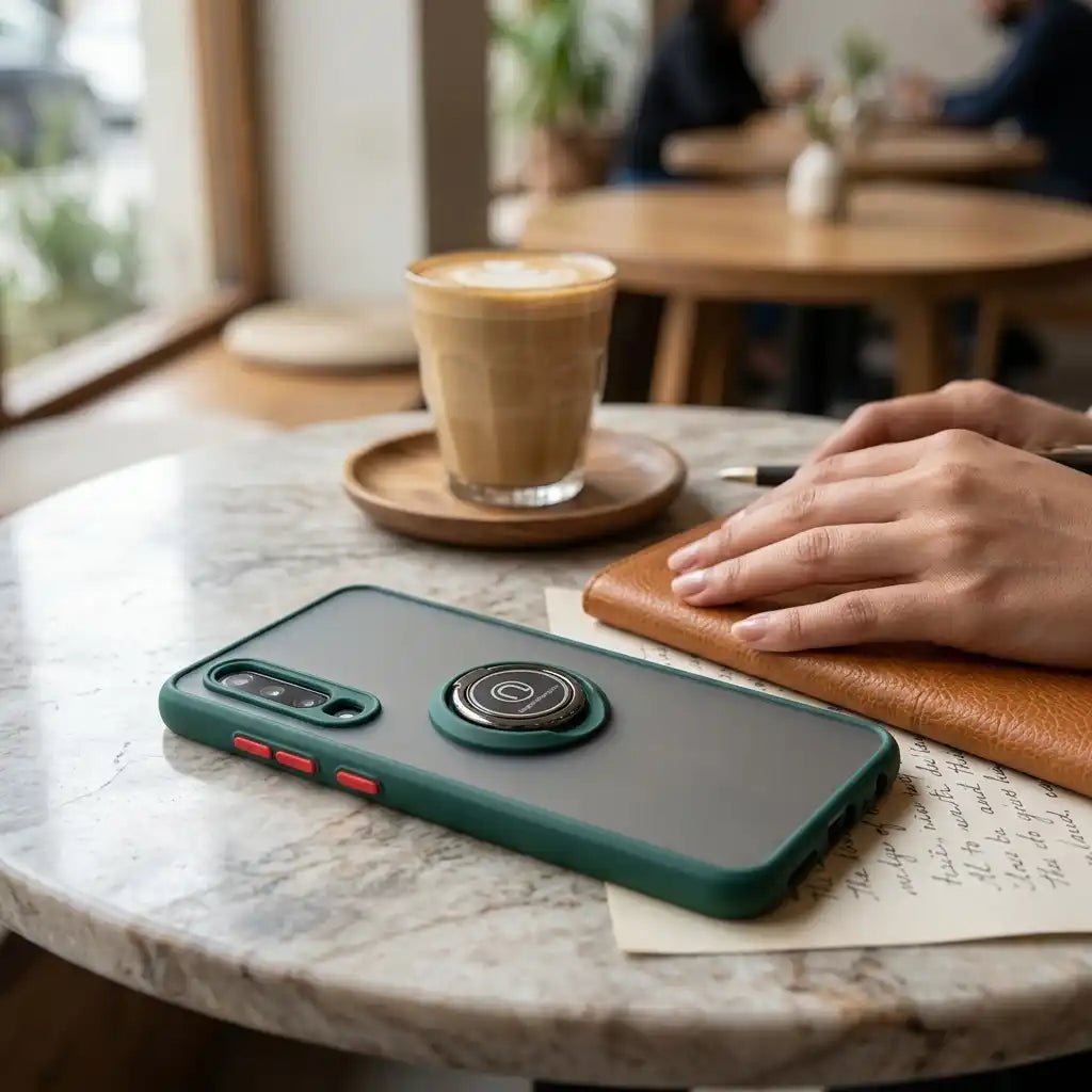 Huawei P30 Magnetic Ring Cover Case - Dohans Essentials - qatar
