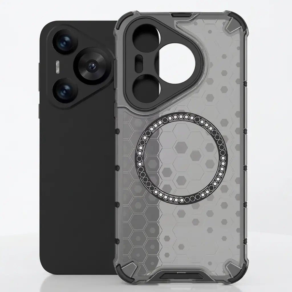 Huawei Pura 70 Pro Ultra Honeycomb Heat Dissipation Magnetic Case Cover - Dohans Essentials - qatar