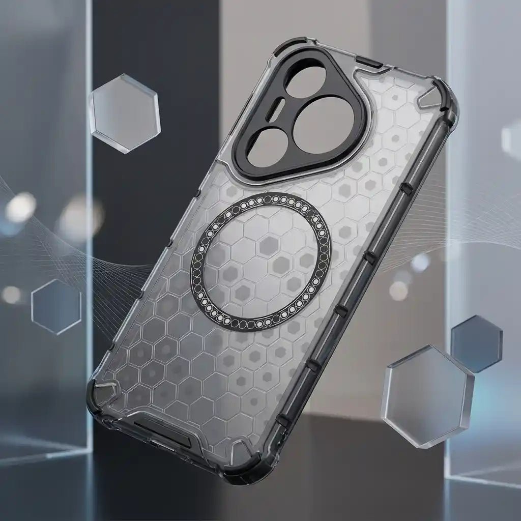 Huawei Pura 70 Pro Ultra Honeycomb Heat Dissipation Magnetic Case Cover - Dohans Essentials - qatar