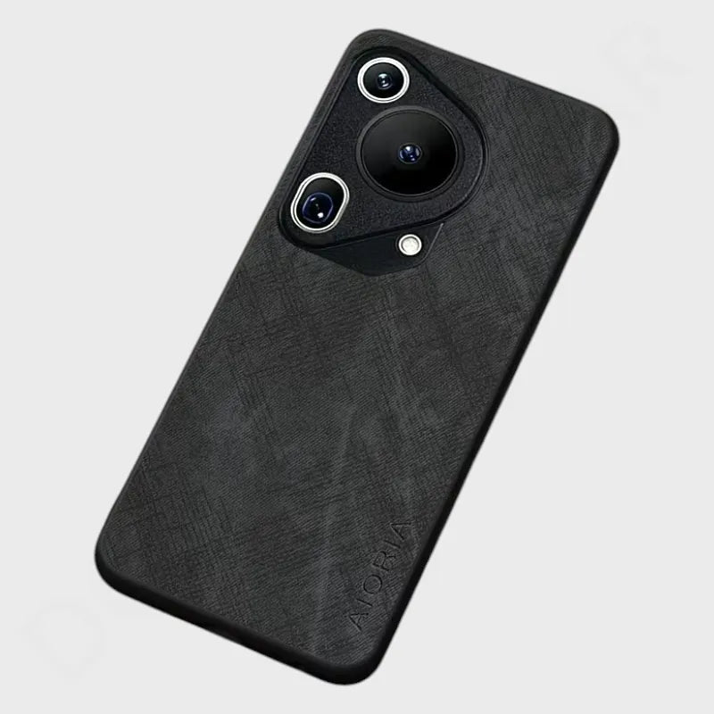 Huawei Pura 80 Ultra Luxury Leather Case – Ultralight Business Style Synthetic Cover - Dohans Essentials - qatar