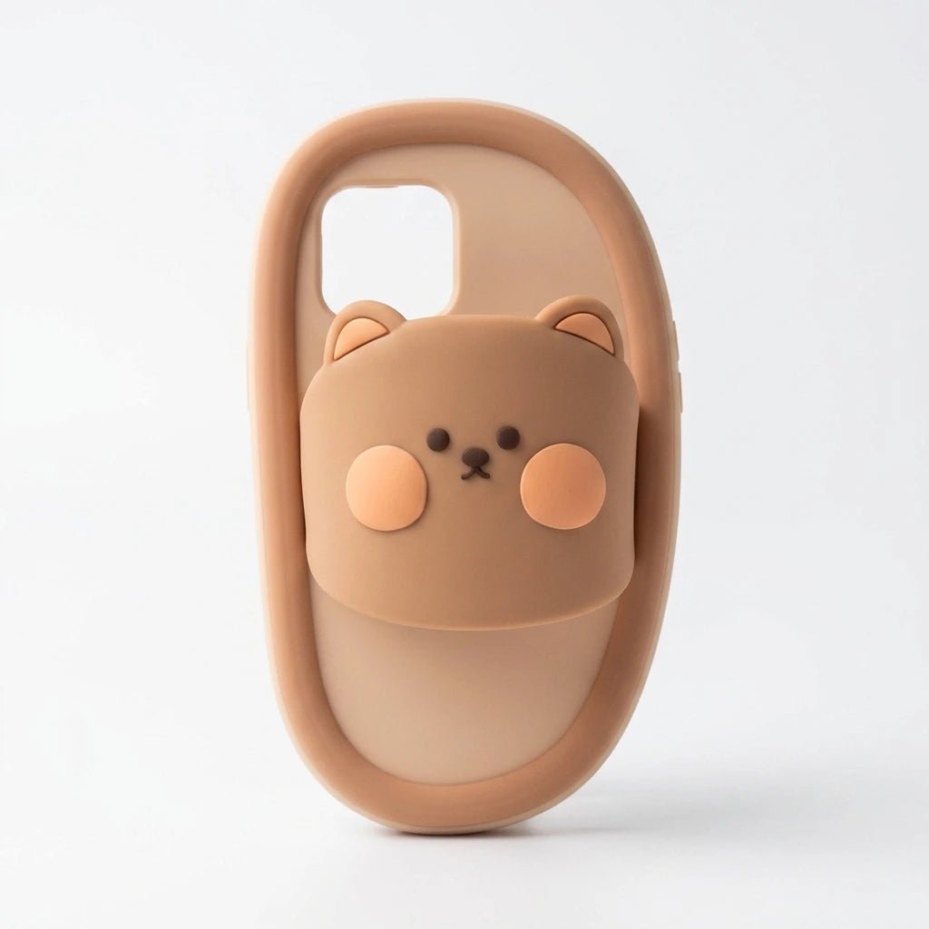 iPhone 12 Pro Max / 13 Pro Max Bear Themed Rubber Case - Dohans Essentials - qatar