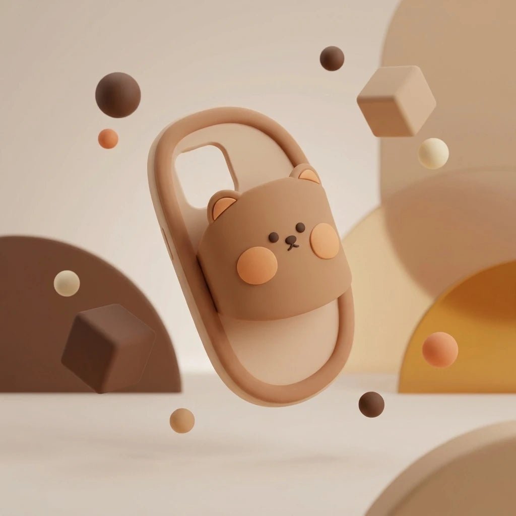 iPhone 12 Pro Max / 13 Pro Max Bear Themed Rubber Case - Dohans Essentials - qatar