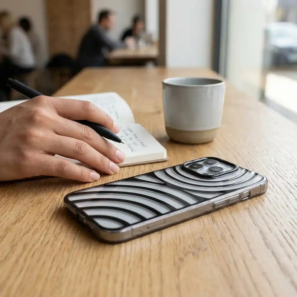 iPhone 13 Pro Max Diagonal Line Fancy Case - Dohans Essentials - Color 2 - qatar