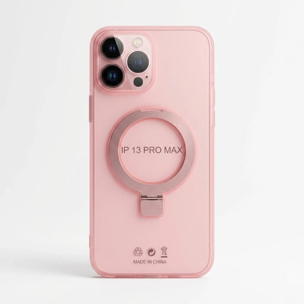 iPhone 13 Pro Max Metal Ring MagSafe Protective Cover & Case - Dohans Essentials - qatar