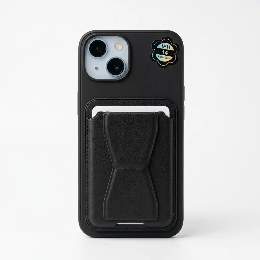 iPhone 14 Magnetic Card Holder Cover & Case - Dohans Essentials - qatar