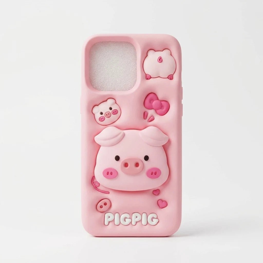 iPhone 14 Pro Max / 15 Pro Max PigPig Silicone Case - Dohans Essentials - qatar