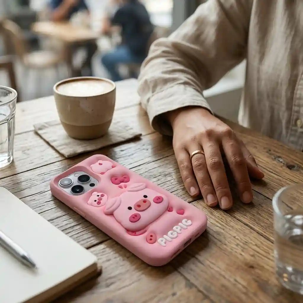 iPhone 14 Pro Max / 15 Pro Max PigPig Silicone Case - Dohans Essentials - qatar